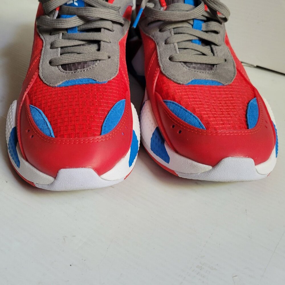 Puma Rs x Retro Red Steel Gray Indigo Sneakers Running Shoes 371511-01 Size 11.5 - Picture 4 of 11